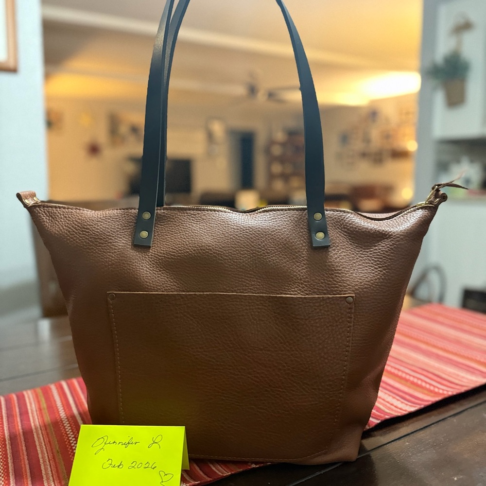 🤎 Portland Leather Goods Large Tote – Mondelo Brandy (Unicorn color!) 🤎
